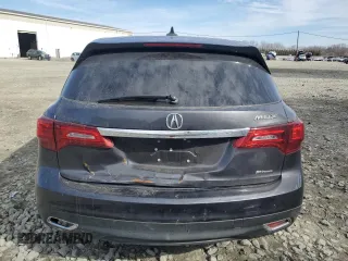 2016 Acura MDX with VIN 5FRYD4H25GB010313, listed as a Copart auction lot 46729375 with 145,118 mi miles and Salvage Title. Bid and sale history available at carsss.com. Image 6.