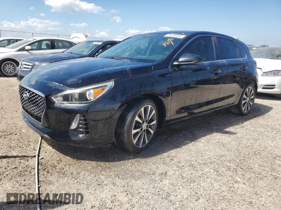 2018 Hyundai Elantra GT with VIN KMHH35LE0JU071557, listed as a Copart auction lot 74634034 with 35,238 mi miles and Non Repairable. Bid and sale history available at carsss.com. Image 1.