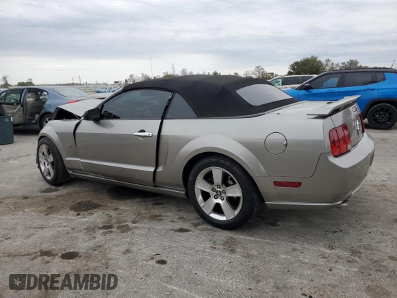 2008 Ford Mustang GT Deluxe with VIN 1ZVHT85H385127604, listed as a Copart auction lot 88802875 with Not Provided miles and Salvage Title. Bid and sale history available at DreamBid. Image 2.