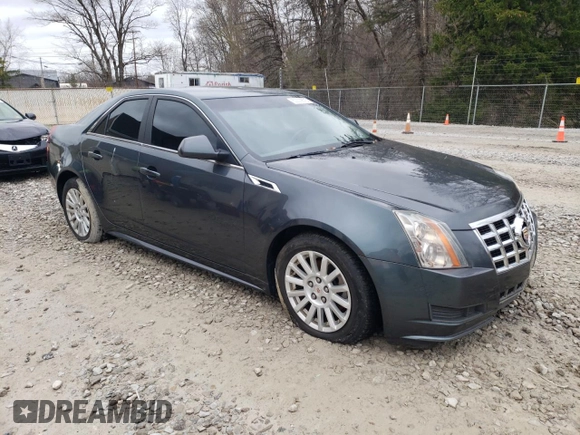 2012 Cadillac CTS with VIN 1G6DC5E54C0141820, listed as a Copart auction lot 50309875 with 103,081 mi miles and Salvage Title. Bid and sale history available at DreamBid. Image 4.