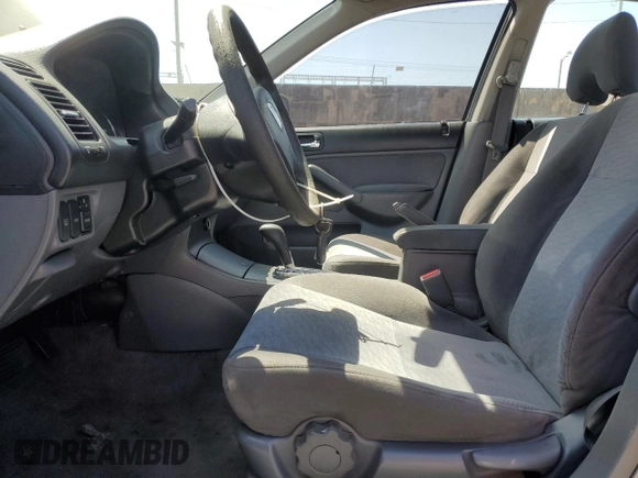 2005 Honda Civic with VIN JHMES96695S004445, listed as a Copart auction lot 53684835 with 164,623 mi miles and Salvage Title. Bid and sale history available at DreamBid. Image 7.