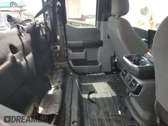 2021 Ford F-150 XL with VIN 1FTEX1CP7MKD79623, listed as a Copart auction lot 88546015 with 136,430 mi miles and Salvage title. Bid and sale history available at DreamBid. Image 10.