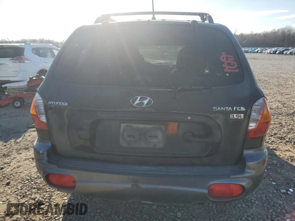 2004 Hyundai Santa Fe GLS with VIN KM8SC13E84U788632, listed as a Copart auction lot 45978345 with 265,433 mi miles and Salvage Title. Bid and sale history available at carsss.com. Image 6.