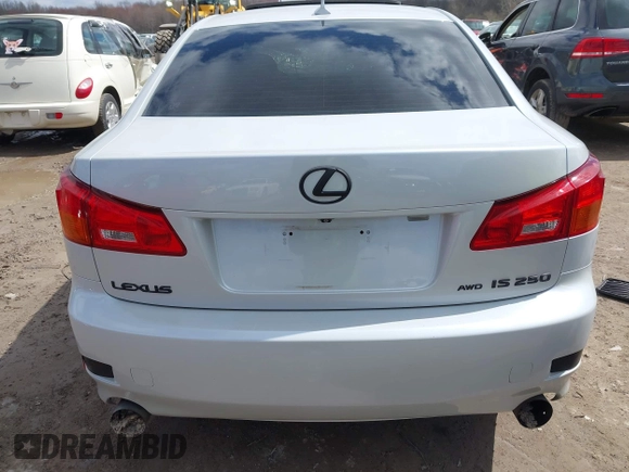 2007 Lexus IS 250 with VIN JTHCK262472019451, listed as a IAAI auction lot 41948899 with 120,637 mi miles. Bid and sale history available at carsss.com. Image 16.