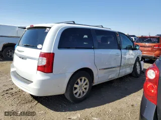 2014 Chrysler Town & Country Touring with VIN 2C4RC1BG8ER111973, listed as a Copart auction lot 49865355 with 124,378 mi miles and Clean Title. Bid and sale history available at carsss.com. Image 3.