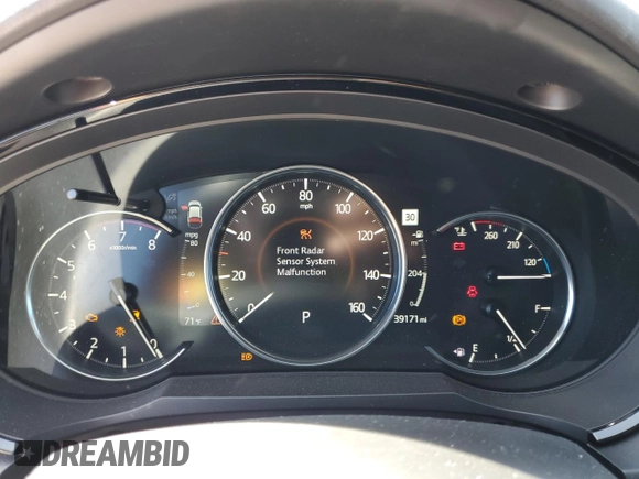 2021 Mazda CX-9 Grand Touring with VIN JM3TCADYXM0525204, listed as a Copart auction lot 47818375 with 39,171 mi miles and Salvage title. Bid and sale history available at DreamBid. Image 9.