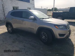 2020 Jeep Compass Latitude with VIN 3C4NJCBB1LT224419, listed as a Copart auction lot 53473975 with 81,002 mi miles and Salvage title. Bid and sale history available at DreamBid. Image 4.