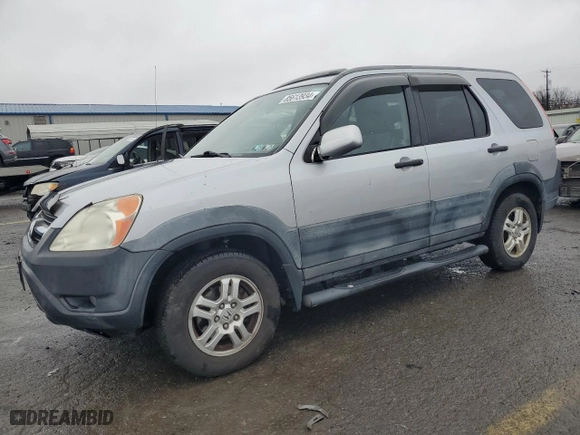 2004 Honda CR-V EX with VIN SHSRD78894U235656, listed as a Copart auction lot 85613934 with 161,998 mi miles and Salvage Title. Bid and sale history available at carsss.com. Image 1.