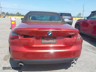 2022 BMW 4 Series 430i with VIN WBA23AT0XNCK07256, listed as a IAAI auction lot 42029209 with 19,238 mi miles. Bid and sale history available at carsss.com. Image 17.