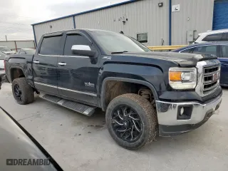 2014 GMC Sierra 1500 SLT with VIN 3GTU2VECXEG568352, listed as a Copart auction lot 50793195 with 112,776 mi miles and Salvage Title. Bid and sale history available at carsss.com. Image 4.