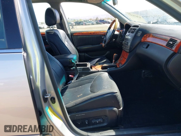 2005 Lexus LS 430 z VIN JTHBN36F150180604, wystawiony jako IAAI lot #41673727 z przebiegiem 182 363 mil mil oraz . Historia ofert i sprzedaży dostępna na DreamBid. Obrazek 5.