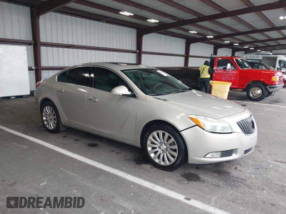 2012 Buick Regal Premium 1 with VIN 2G4GS5EK7C9208222, listed as a IAAI auction lot 42298107 with 154,761 mi miles and . Bid and sale history available at DreamBid. Image 1.