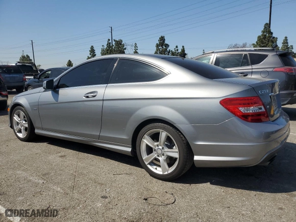 2012 Mercedes-Benz C-Class C 250 with VIN WDDGJ4HBXCF813135, listed as a Copart auction lot 52432185 with 110,028 mi miles and Clean Title. Bid and sale history available at carsss.com. Image 2.
