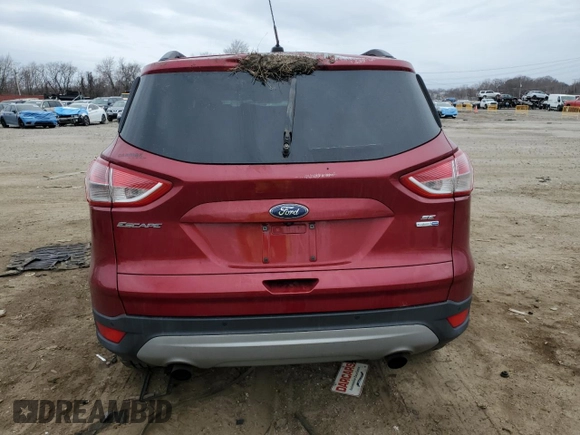 2016 Ford Escape SE with VIN 1FMCU9GX8GUB50543, listed as a Copart auction lot 47682215 with 50,763 mi miles and Salvage Title. Bid and sale history available at carsss.com. Image 6.