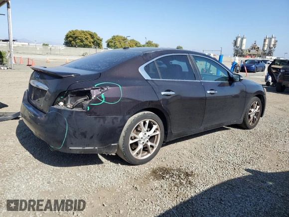 2014 Nissan Maxima SV z VIN 1N4AA5AP1EC454179, wystawiony jako Copart lot #61185305 z przebiegiem 71 121 mil mil oraz Szkoda całkowita • Salvage title. Historia ofert i sprzedaży dostępna na DreamBid. Obrazek 3.