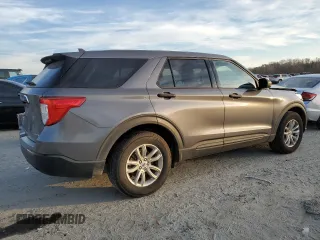 2021 Ford Explorer with VIN 1FMSK8BH7MGB57358, listed as a Copart auction lot 80932874 with 68,641 mi miles and Salvage Title. Bid and sale history available at carsss.com. Image 3.