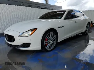 2016 Maserati Quattroporte S with VIN ZAM56RPA9G1166329, listed as a Copart auction lot 44434405 with 58,778 mi miles and Salvage Title. Bid and sale history available at carsss.com. Image 1.