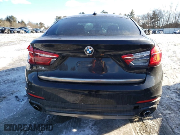 2017 BMW X6 xDrive35i with VIN 5UXKU2C30H0X47588, listed as a Copart auction lot 44593965 with 113,385 mi miles and Salvage Title. Bid and sale history available at carsss.com. Image 6.