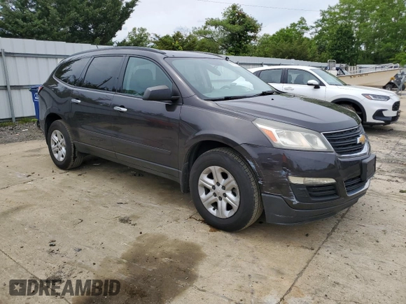 2017 Chevrolet Traverse LS with VIN 1GNKVFED6HJ239185, listed as a Copart auction lot 57571955 with 191,673 mi miles and Clean title. Bid and sale history available at DreamBid. Image 4.