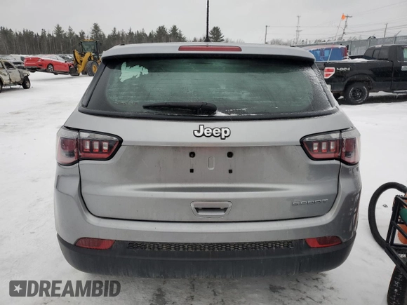2018 Jeep Compass Sport with VIN 3C4NJCABXJT118016, listed as a Copart auction lot 44931595 with 149,146 mi miles and Clean Title. Bid and sale history available at carsss.com. Image 6.