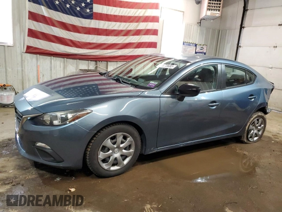 2015 Mazda 3 i SV with VIN JM1BM1T7XF1273445, listed as a Copart auction lot 50573685 with 81,701 mi miles and Salvage Title. Bid and sale history available at carsss.com. Image 1.