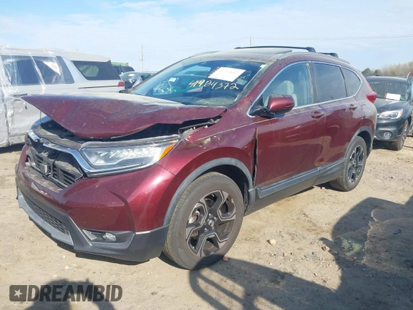 2018 Honda CR-V Touring with VIN 7FARW2H9XJE064414, listed as a IAAI auction lot 41904372 with 88,219 mi miles and . Bid and sale history available at DreamBid. Image 19.