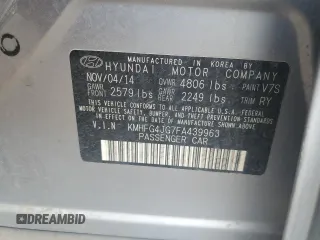 2015 Hyundai Azera z VIN KMHFG4JG7FA439963, wystawiony jako Copart lot #57679575 z przebiegiem 200 379 mil mil oraz Czysty tytuł • Clean title. Historia ofert i sprzedaży dostępna na DreamBid. Obrazek 12.