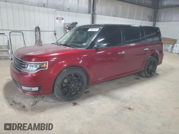 2018 Ford Flex Limited EcoBoost with VIN 2FMHK6DT4JBA18856, listed as a Copart auction lot 79666184 with 116,709 mi miles and Salvage Title. Bid and sale history available at carsss.com. Image 1.