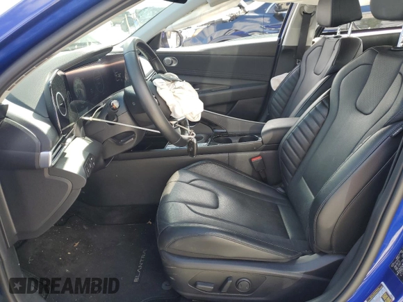 2023 Hyundai Elantra Limited z VIN KMHLN4AJ8PU061673, wystawiony jako Copart lot #57756205 z przebiegiem 40 103 mil mil oraz Nie do naprawy • Non repairable. Historia ofert i sprzedaży dostępna na DreamBid. Obrazek 7.