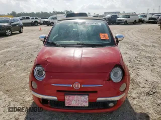 2016 FIAT 500 Lounge with VIN 3C3CFFER9GT122184, listed as a Copart auction lot 61877895 with 49,071 mi miles and Salvage title. Bid and sale history available at DreamBid. Image 5.