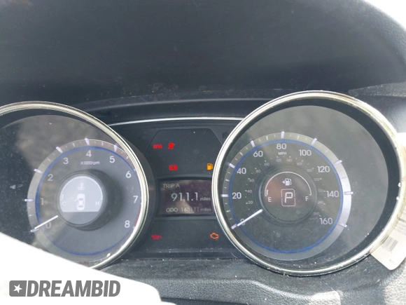 2011 Hyundai Sonata GLS with VIN 5NPEB4AC8BH263441, listed as a IAAI auction lot 42061208 with 163,111 mi miles and . Bid and sale history available at carsss.com. Image 7.