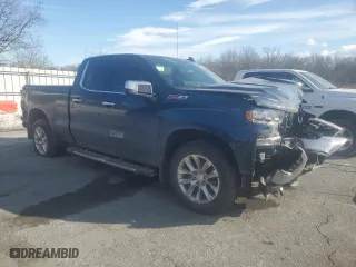 2019 Chevrolet Silverado 1500 LTZ with VIN 1GCRYGED7KZ236213, listed as a Copart auction lot 43040255 with 0 mi miles and Salvage Title. Bid and sale history available at carsss.com. Image 4.