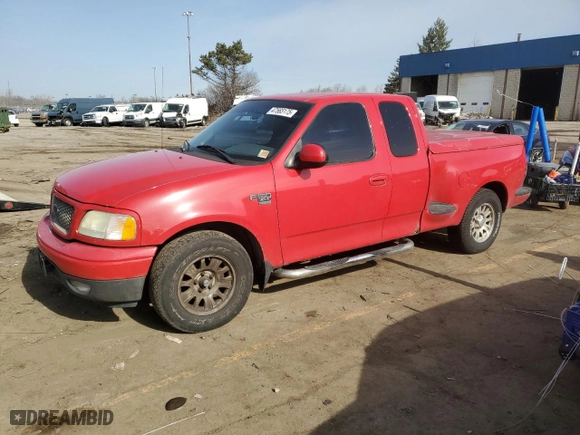 2003 Ford F-150 XL with VIN 1FTRX07W63KC66922, listed as a Copart auction lot 47565175 with 179,502 mi miles and Salvage Title. Bid and sale history available at carsss.com. Image 1.