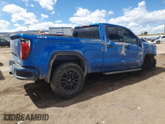 2023 GMC Sierra 1500 z VIN 1GTVUCE8XPZ279151, wystawiony jako Copart lot #53349085 z przebiegiem 41 378 mil mil oraz Szkoda całkowita • Salvage title. Historia ofert i sprzedaży dostępna na DreamBid. Obrazek 3.