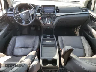 2019 Honda Odyssey Elite with VIN 5FNRL6H98KB004399, listed as a Copart auction lot 43932075 with 35,843 mi miles and Salvage Title. Bid and sale history available at DreamBid. Image 8.