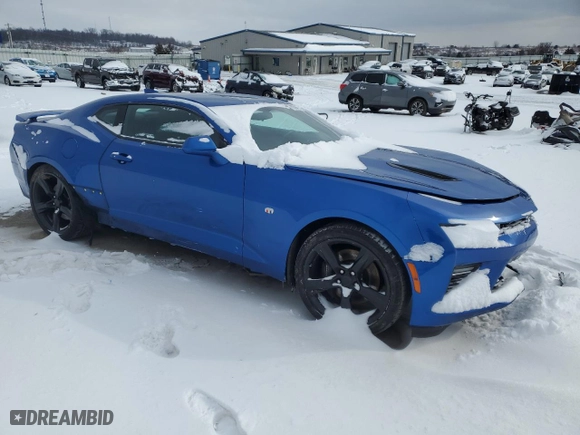 2017 Chevrolet Camaro 1SS with VIN 1G1FF1R77H0113074, listed as a Copart auction lot 45790455 with 57,183 mi miles and Salvage Title. Bid and sale history available at carsss.com. Image 4.