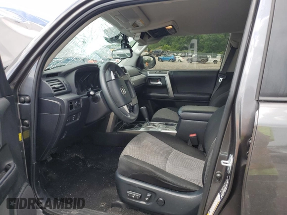 2021 Toyota 4Runner SR5 with VIN JTEEU5JR2M5230017, listed as a Copart auction lot 56715035 with 73,439 mi miles and Salvage title. Bid and sale history available at DreamBid. Image 7.