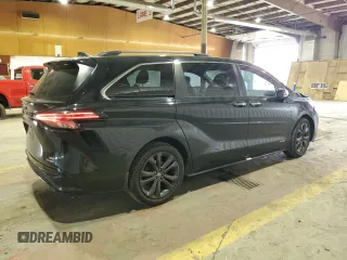 2021 Toyota Sienna XSE with VIN 5TDDRKEC5MS029633, listed as a Copart auction lot 54865605 with 320,217 mi miles and Salvage title. Bid and sale history available at DreamBid. Image 3.