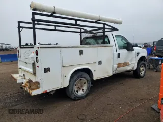 2008 Ford F-250 z VIN 1FDNF21508EE31135, wystawiony jako Copart lot #54377625 z przebiegiem 135 755 mil mil oraz Szkoda całkowita • Salvage title. Historia ofert i sprzedaży dostępna na DreamBid. Obrazek 3.