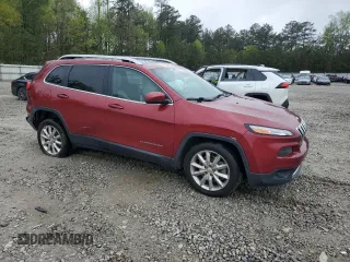 2017 Jeep Cherokee Limited with VIN 1C4PJLDS2HW667881, listed as a Copart auction lot 51294845 with 81,363 mi miles and Salvage title. Bid and sale history available at DreamBid. Image 4.