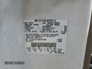 2005 Ford F-350 XL с VIN 1FTWX33P65EA82889, выставлен на аукционе Copart как лот 87628925 с пробегом 202 718 миль миль и Списание • Salvage title. История ставок и продаж доступна на DreamBid. Изображение 13.