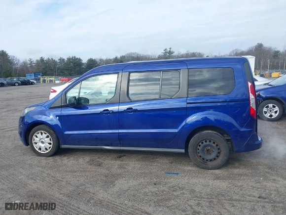 2015 Ford Transit Connect Wagon XLT with VIN NM0GE9F76F1204455, listed as a IAAI auction lot 41870240 with NaN miles. Bid and sale history available at carsss.com. Image 14.