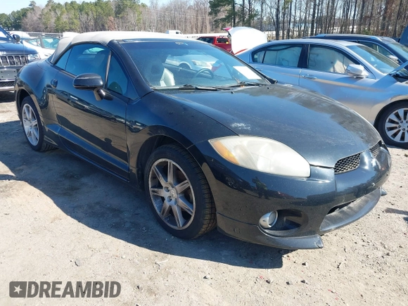 2007 Mitsubishi Eclipse GT with VIN 4A3AL35T67E008940, listed as a IAAI auction lot 41611439 with 127,124 mi miles and . Bid and sale history available at DreamBid. Image 1.