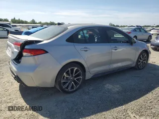 2022 Toyota Corolla SE with VIN 5YFS4MCEXNP103547, listed as a Copart auction lot 56350485 with 2,755 mi miles and Salvage Title. Bid and sale history available at DreamBid. Image 3.