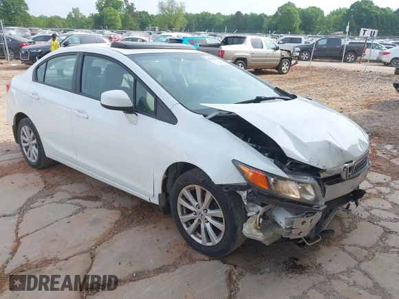 2012 Honda Civic EX with VIN 2HGFB2F82CH309404, listed as a IAAI auction lot 42080934 with 173,136 mi miles and . Bid and sale history available at DreamBid. Image 1.
