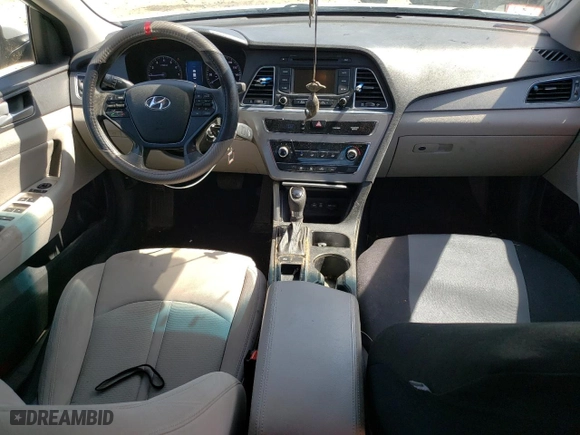 2015 Hyundai Sonata 2.4L SE with VIN 5NPE24AF8FH031535, listed as a Copart auction lot 54438405 with 143,629 mi miles and Clean Title. Bid and sale history available at carsss.com. Image 8.