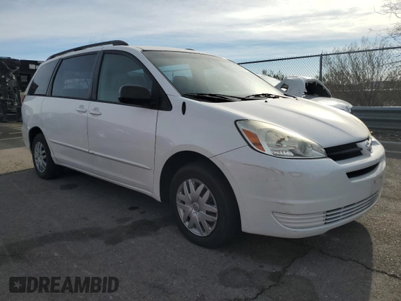 2005 Toyota Sienna CE with VIN 5TDZA23C25S257509, listed as a Copart auction lot 87420784 with 189,493 mi miles and Clean Title. Bid and sale history available at carsss.com. Image 4.