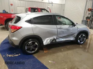 2018 Honda HR-V EX-L with VIN 3CZRU6H70JM707446, listed as a Copart auction lot 48248555 with 318,183 mi miles and Salvage Title. Bid and sale history available at DreamBid. Image 3.