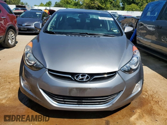 2013 Hyundai Elantra GLS with VIN 5NPDH4AE6DH374729, listed as a Copart auction lot 65541973 with 105,181 mi miles and Salvage title. Bid and sale history available at DreamBid. Image 5.