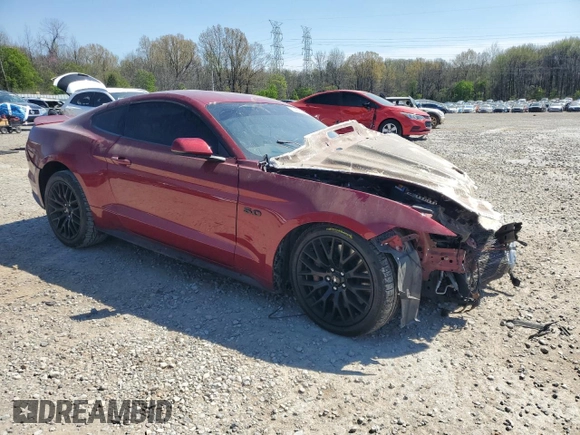2016 Ford Mustang GT with VIN 1FA6P8CF8G5245071, listed as a Copart auction lot 50435165 with 83,706 mi miles and Non Repairable. Bid and sale history available at DreamBid. Image 4.
